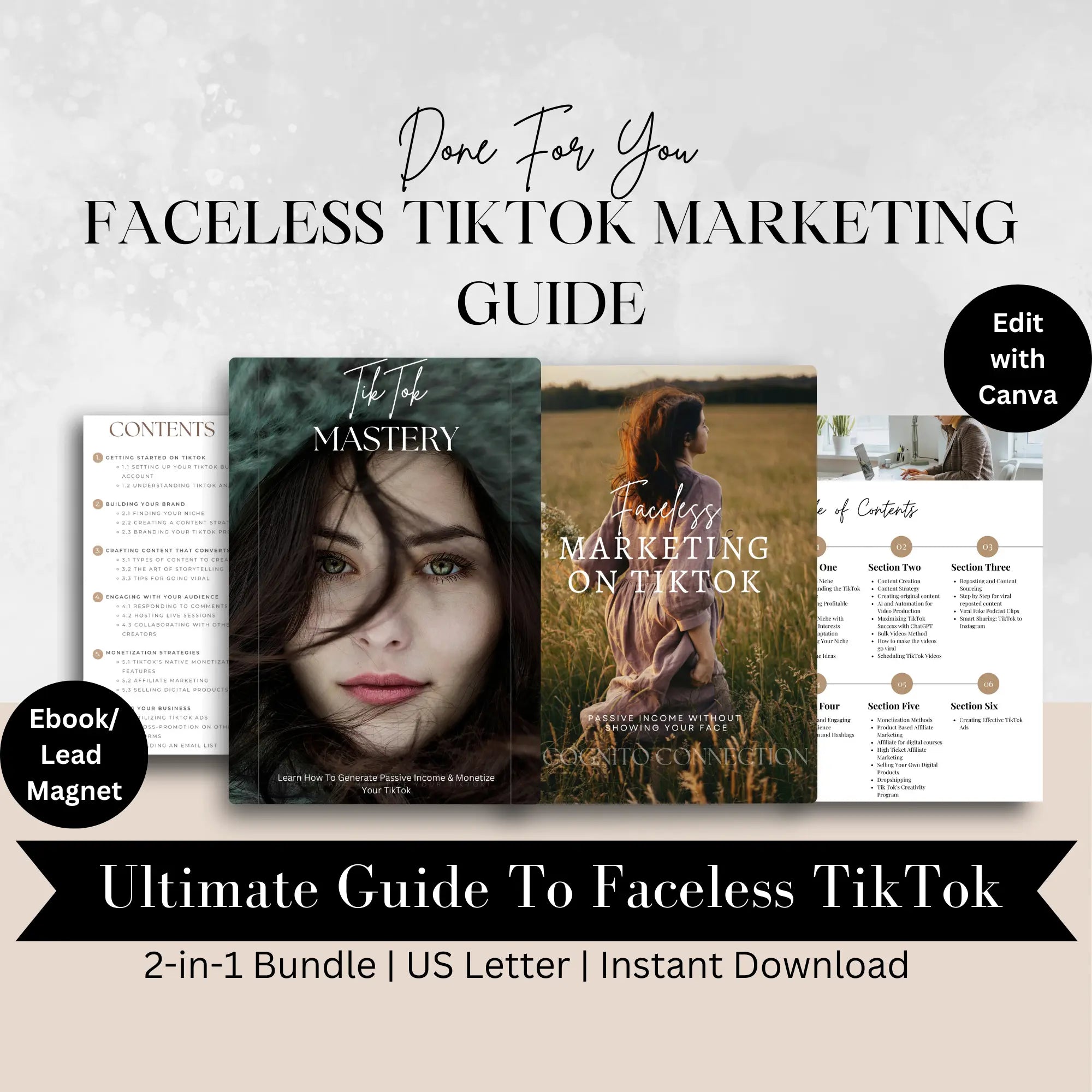 2-in-1 Bundle TikTok Mastery & Faceless TikTok Guide